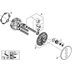 Grohe Grohtherm SmartControl 3-fach Unterputzventil -GROHE SHOP 58605990 3