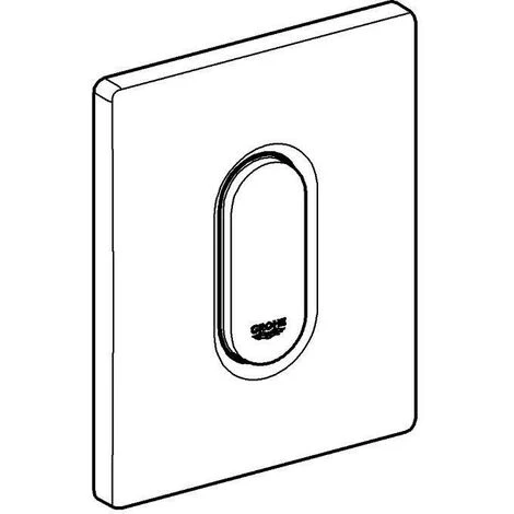 Grohe Arena Cosmopolitan Betätigungsplatte, Alpinweiß 5 Grohe Arena Cosmopolitan Betätigungsplatte, Alpinweiß – Bild 3