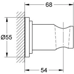 Grohe Sena Handbrausehalter -GROHE SHOP 58606023 4