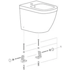 Grohe Euro Keramik Standbidet, Alpinweiß -GROHE SHOP 58606027 3