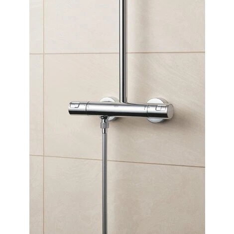 Grohe Vitalio Start System 250 Cube Duschsäule Mit Einhandmischer + Handbrause 2-Strahl (26696000) 4 Grohe Vitalio Start System 250 Cube Duschsäule Mit Einhandmischer + Handbrause 2-Strahl (26696000) – Bild 2