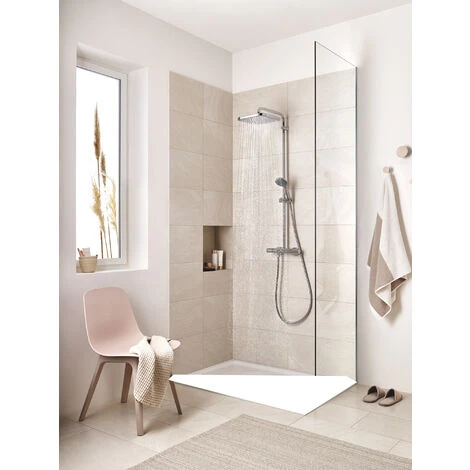 Grohe Vitalio Start System 250 Cube Duschsäule Mit Einhandmischer + Handbrause 2-Strahl (26696000) 6 Grohe Vitalio Start System 250 Cube Duschsäule Mit Einhandmischer + Handbrause 2-Strahl (26696000) – Bild 4