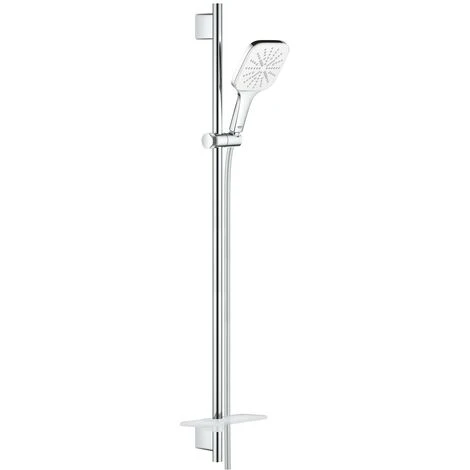 Grohe Rainshower SmartActive Cube 130 Brausestangenset Höhe: 1000 Mm, Moon White 3 Grohe Rainshower SmartActive Cube 130 Brausestangenset Höhe: 1000 Mm, Moon White