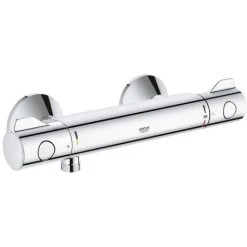 Grohe Grohtherm 800 Set Thermostat-Brausemischer + 2-Strahl-Handbrause + Brausestange + Schlauch + Ablage (34558000-TEMPESTA2) -GROHE SHOP 61890418 3