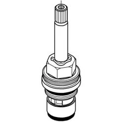 Grohe Oberteil 45869 1/2" Keramik Rechts Carbodur -GROHE SHOP 63685386 2