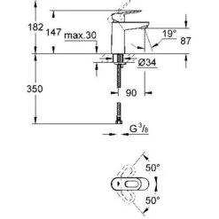 Grohe Set Aus Zwei BauLoop Waschbeckenarmaturen (23337000-DUO) -GROHE SHOP 64287085 3