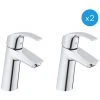 Grohe Eurosmart 2er-Set Einhand-Waschbeckenmischer, Größe M (23324001-DUO) -GROHE SHOP 64343775 1