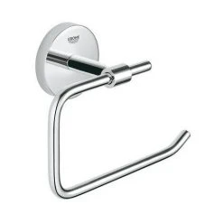Grohe BauCosmopolitan Zubehör-Set Mit Wandmontierter Toilettenbürste + Papierhalter Aus Metall, Chrom (40463001-DUOESSENTIALS) -GROHE SHOP 64344246 3