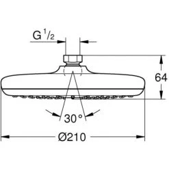 Grohe Tempesta 210 Kopfbrause (26410000) -GROHE SHOP 65847560 2