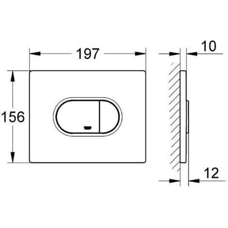 Grohe Arena Cosmopolitan Wc-Abdeckplatte (38858P00) 4 Grohe Arena Cosmopolitan Wc-Abdeckplatte (38858P00) – Bild 2