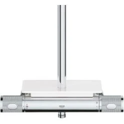 GROHE Vitalio Joy 260 - Duschsystem Inkl. Thermostat (wassersparend, Schwenkbarer 26 Cm Duschkopf, 3 Strahlarten Handbrause, Inkl. Ablage), Rund, Chrom, 26403002 -GROHE SHOP 66332949 5