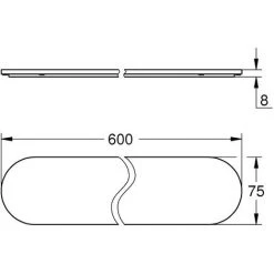 Grohe Selection Glasablage F. Badetuchhalter -GROHE SHOP 66400452 2