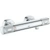 Grohe Grohtherm 1000 Performance | Thermostat-Brausebatterie, S-Anschlüsse - ProGrip Griff Mit Rändelstruktur & Spartaste| Chrom | 34776000 -GROHE SHOP 67264094 1