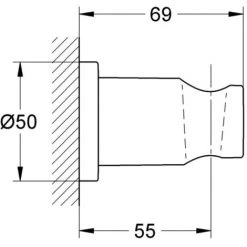 Grohe Rainshower Handbrausehalter (27074Gl0) -GROHE SHOP 68009489 2