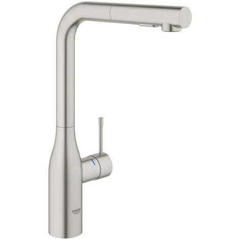 Grohe Essence Spültischarmatur, Herausziehbare Spülbrause Supersteel 3 Grohe Essence Spültischarmatur, Herausziehbare Spülbrause Supersteel