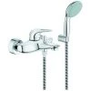 GROHE Einhand-Wannenbatterie Eurostyle 33592 Wandmontage Mit Brauseset Chrom 1 GROHE Einhand-Wannenbatterie Eurostyle 33592 Wandmontage Mit Brauseset Chrom -GROHE SHOP 6810282 1