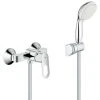 Grohe Brauseset Bauloop Mechanischer Mischer + Tempesta 100 2-strahlige Handbrause Mit Wandhalterung, Chrom (23340000-Tempesta3) -GROHE SHOP 68146901 1