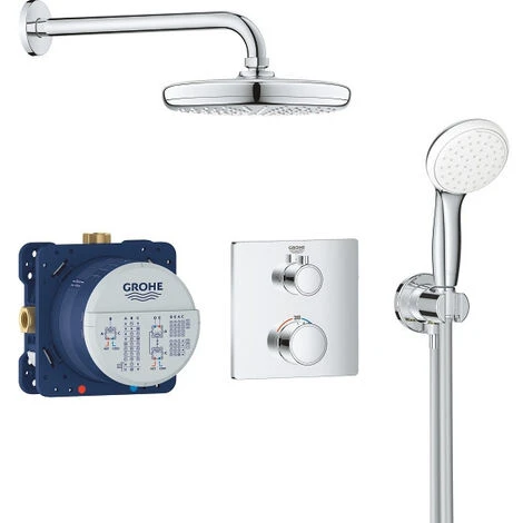 Grohe Tempesta 210 Brauseset Mit UP-Thermostat, Chrom (G-34729000) 3 Grohe Tempesta 210 Brauseset Mit UP-Thermostat, Chrom (G-34729000)