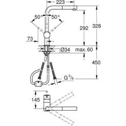 Grohe Minta Einhebel-Spültischmischer Mit SuperSteel Brause (G-32168dc0) -GROHE SHOP 68147258 2