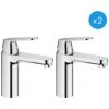 Grohe Eurosmart Cosmopolitan 2er-Set Einhand-Waschbeckenmischer 1/2, Größe M (23327000-DUO) -GROHE SHOP 68147316 1