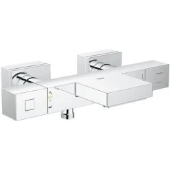 Grohe Wannen-/Duschset Grohtherm Cube Thermostat + Euphoria 1-strahlige Handbrause Mit Wandhalterung (34497000-CUBESTICK) -GROHE SHOP 68579868 2