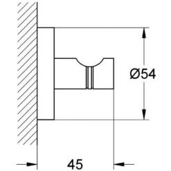 Grohe Essentials Set Aus 2 Wandhaken Mit Unsichtbarer Befestigung + Handtuchhalter Aus Metall (40364001 + 40688001) -GROHE SHOP 68579917 5