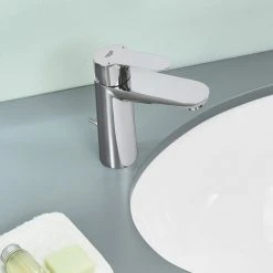 Grohe 2er-Set Waschbeckenmischer Gr. M Mit Zuglaschen Und Ablaufgarnitur, DN 15 (M2-DUO Mischer) -GROHE SHOP 68774975 3