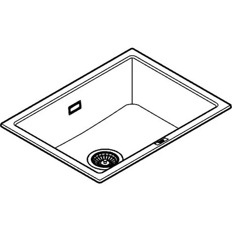 Grohe K700U Kompositspüle, 610x460mm Granit Grau 5 Grohe K700U Kompositspüle, 610x460mm Granit Grau – Bild 3