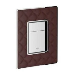 Grohe Control Plate Wc Skate Kosmopolitan, Gestepptes Leder, Tannin Rot