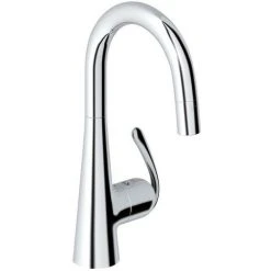GROHE Zedra Waschbecken Mitigator Mit Extrahierbarem Chrom Laminar Dusche