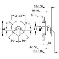 Grohe Miscelatore Monocomando Per Doccia (MitigatorD3) 5 Grohe Miscelatore Monocomando Per Doccia (MitigatorD3) -GROHE SHOP 71250713 2
