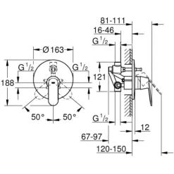 Grohe Eurosmart Cosmopolitan Einhebelmischer Brause, Chrom (32879000) 9 Grohe Eurosmart Cosmopolitan Einhebelmischer Brause, Chrom (32879000) -GROHE SHOP 71250759 4