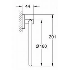 Grohe Essentials Handdoekring Warm Sunset Geborsteld -GROHE SHOP 71357942 3