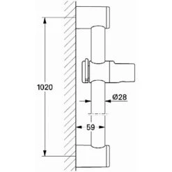 Grohe Relexa Glijstang 100 Cm Chroom -GROHE SHOP 71358546 2