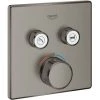 Grohe Grohtherm Smartcontrol Douche Opbouwdeel Vierkant 15,8x4,3x15,8 Cm Hard Graphite Geborsteld -GROHE SHOP 71358674 1
