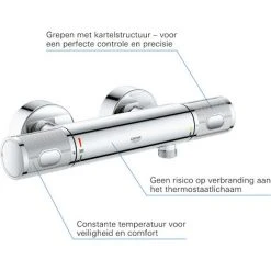 Grohe Precision Feel Douchethermostaat Quickfix Chroom -GROHE SHOP 71358888 2