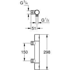 Grohe Grohtherm 800 Cosmopolitan Douchemengkraan Chroom -GROHE SHOP 71384144 5