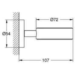 Grohe Essentials Houder Voor Glas/zeepschaal Hard Graphite Geborsteld -GROHE SHOP 71385678 3