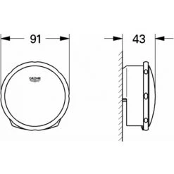 Grohe Talentofill Afbouwdeel Overloopgarnituur Warm Sunset Geborsteld -GROHE SHOP 71385856 3